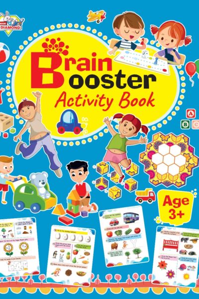 Brain Booster Activity Book - Age 3+ (Fun Learning Activity Book for Kids)-0