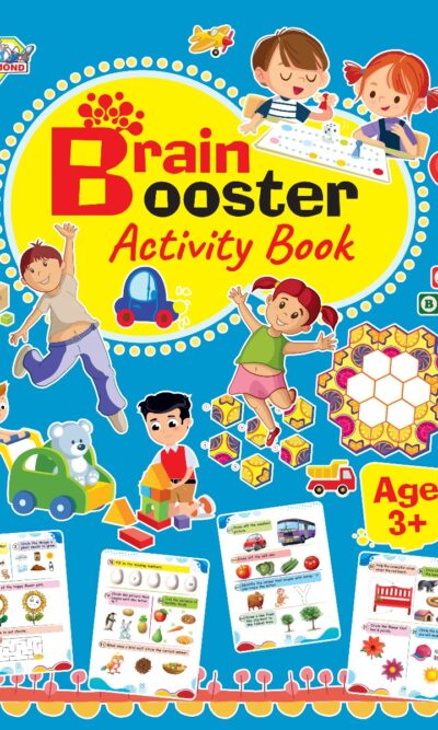 Brain Booster Activity Book - Age 3+ (Fun Learning Activity Book for Kids)-0