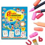 Brain Booster Activity Book - Age 3+ (Fun Learning Activity Book for Kids)-9729