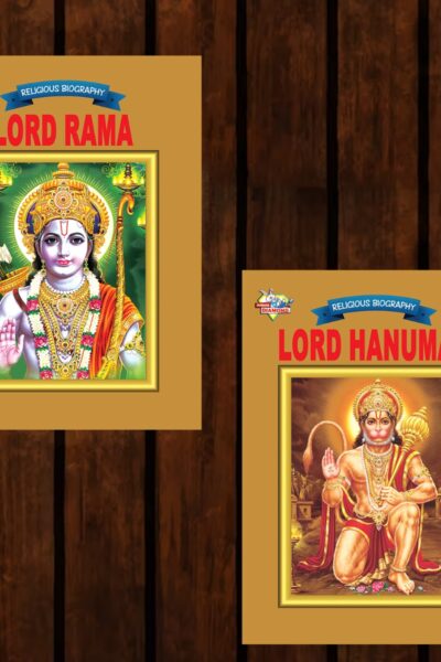 Mythology Tales in English (Set of 2 Books) Story Books for Kids in English with Colourful Pictures : Rama | Hanuman-0