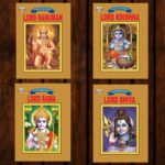 Mythology Tales in English (Set of 4 Books) Story Books for Kids in English with Colourful Pictures : Rama | Hanuman | Shiva | Krishna -0