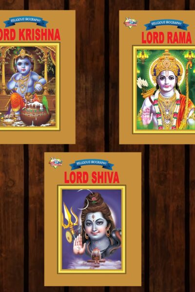 Mythology Tales in English (Set of 3 Books) Story Books for Kids in English with Colourful Pictures : Krishna | Rama | Shiva-0