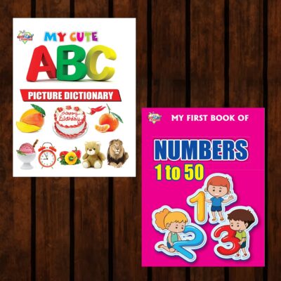 My First Picture Books (Set of 2 Books) | ABC Picture Dictionary | Numbers 1-50-0