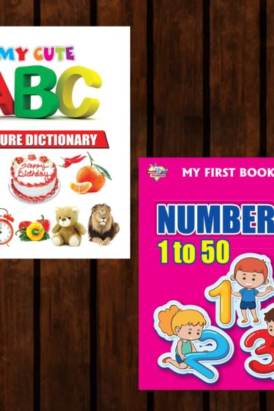 My First Picture Books (Set of 2 Books) | ABC Picture Dictionary | Numbers 1-50-0