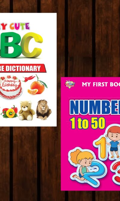 My First Picture Books (Set of 2 Books) | ABC Picture Dictionary | Numbers 1-50-0