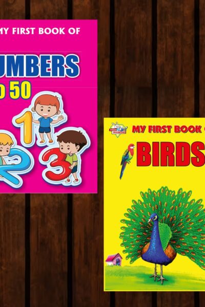 My First Picture Books (Set of 2 Books) | Numbers 1-50 | Birds-0