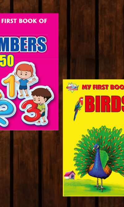 My First Picture Books (Set of 2 Books) | Numbers 1-50 | Birds-0