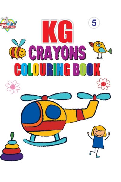 KG Crayons Colouring Book for Kid (Set of 2 Books) Gift to Children for Painting and Colouring-9422