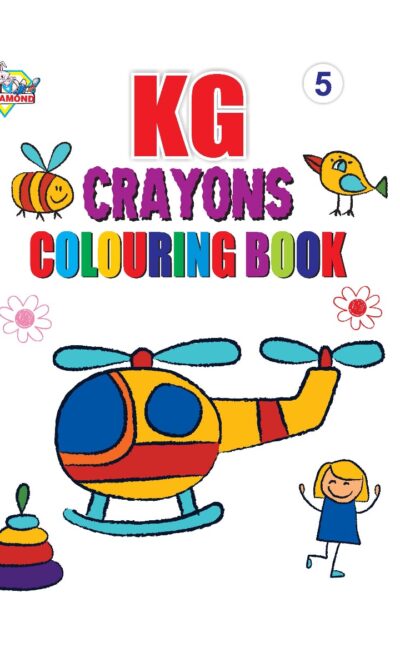 KG Crayons Colouring Book for Kid (Set of 2 Books) Gift to Children for Painting and Colouring-9422