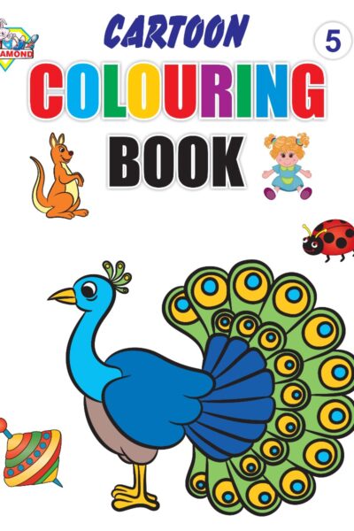 Cartoon Colouring Book for Kid (Set of 2 Books) Gift to Children for Painting and Colouring-9404