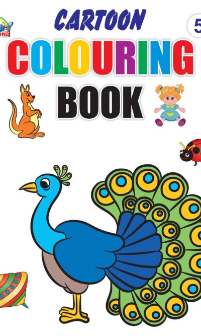 Cartoon Colouring Book for Kid (Set of 2 Books) Gift to Children for Painting and Colouring-9404