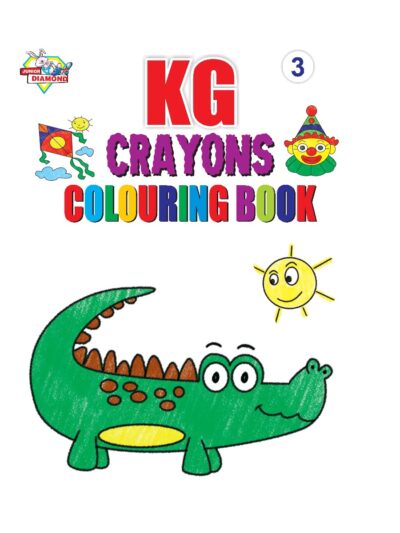 KG Crayons Colouring Book for Kids (Set of 2 Books) Gift to Children for Painting and Colouring-9419