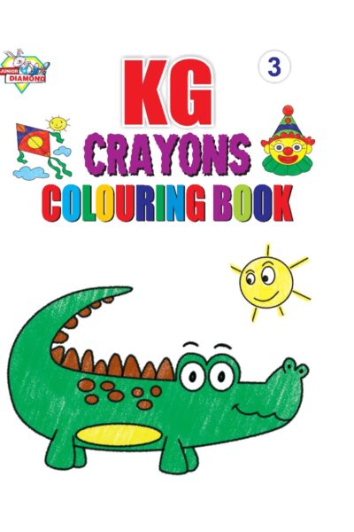 KG Crayons Colouring Book for Kids (Set of 2 Books) Gift to Children for Painting and Colouring-9419