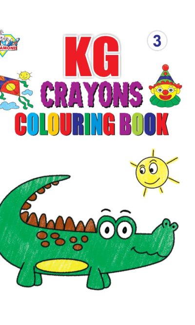 KG Crayons Colouring Book for Kids (Set of 2 Books) Gift to Children for Painting and Colouring-9419