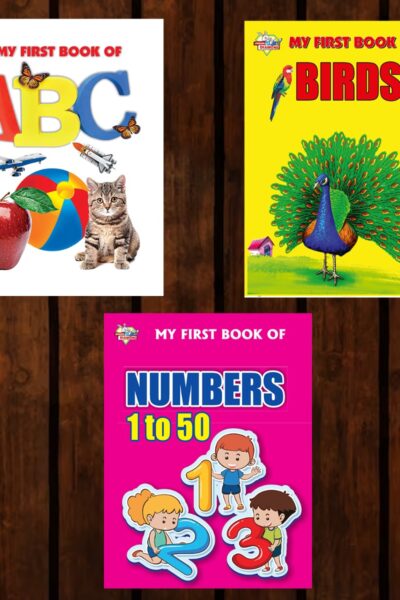 My First Picture Books (Set of 3 Books) | ABC | Birds | Numbers 1-50-0