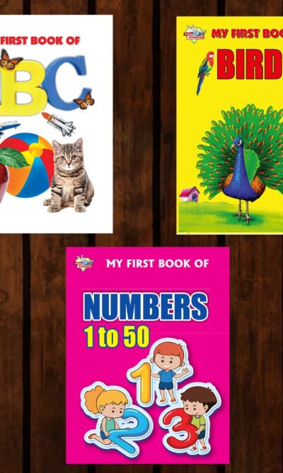 My First Picture Books (Set of 3 Books) | ABC | Birds | Numbers 1-50-0