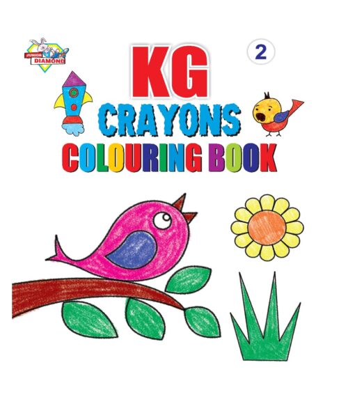 Kg Crayons Colouring Book For Kids (Set Of 5 Books) Gift To Children For Painting And Colouring | Copy Colour Book For Kids-9411