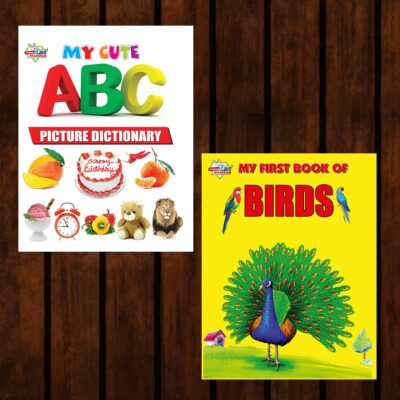 My First Picture Books (Set of 2 Books) | ABC Picture Dictionary | Birds-0