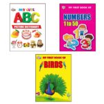 My First Picture Books (Set of 3 Books) | ABC Picture Dictionary | Numbers 1-50 | Birds-0