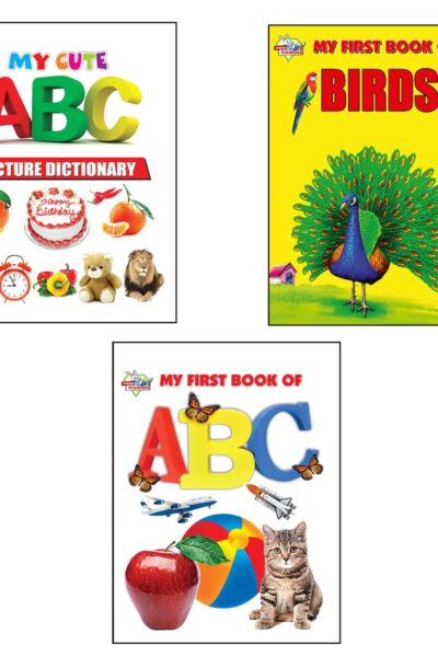 My First Picture Books (Set of 3 Books) | ABC Picture Dictionary | Birds | ABC-0