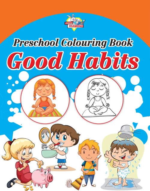 My First Book (Set Of 5 Books) : Cartoon Colouring Book 2 | Kg Crayons Colouring Book 2 | Birds | Good Habits | My First Book Of Numbers 1-50-9640