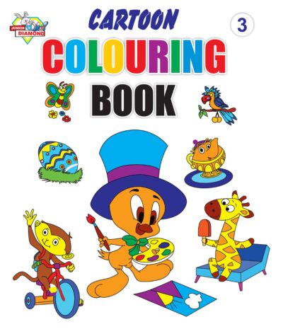 My First Book (Set of 5 Books) : Cartoon Colouring Book 3 | KG Crayons Colouring Book 2 | Animals | Helpers | My First Book of ABC-9643