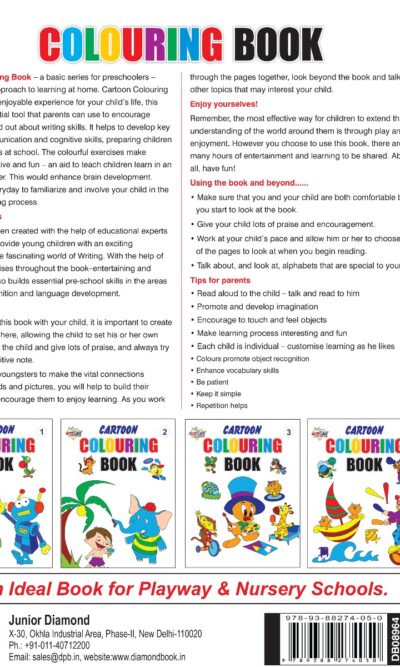 Cartoon Colouring Book 5-9105