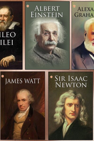 Great Scientists of the World : Galileo Galilei | Albert Einstein | Alexander Graham Bell | James Watt | Sir Isaac Newton (Inspirational Biography Books)-0