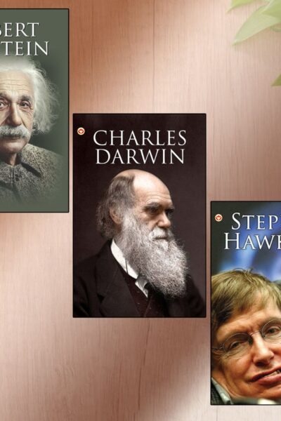 Great Scientists of the World : Albert Einstein | Charles Darwin | Stephen Hawking (Inspirational Biography Books)-0