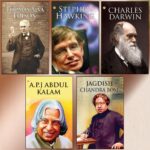 Great Scientists of the World : Thomas Alva Edison | Stephen Hawking | Charles Darwin | A.P.J Abdul Kalam | Jagdish Chandra Bose (Inspirational Biography Books)-0