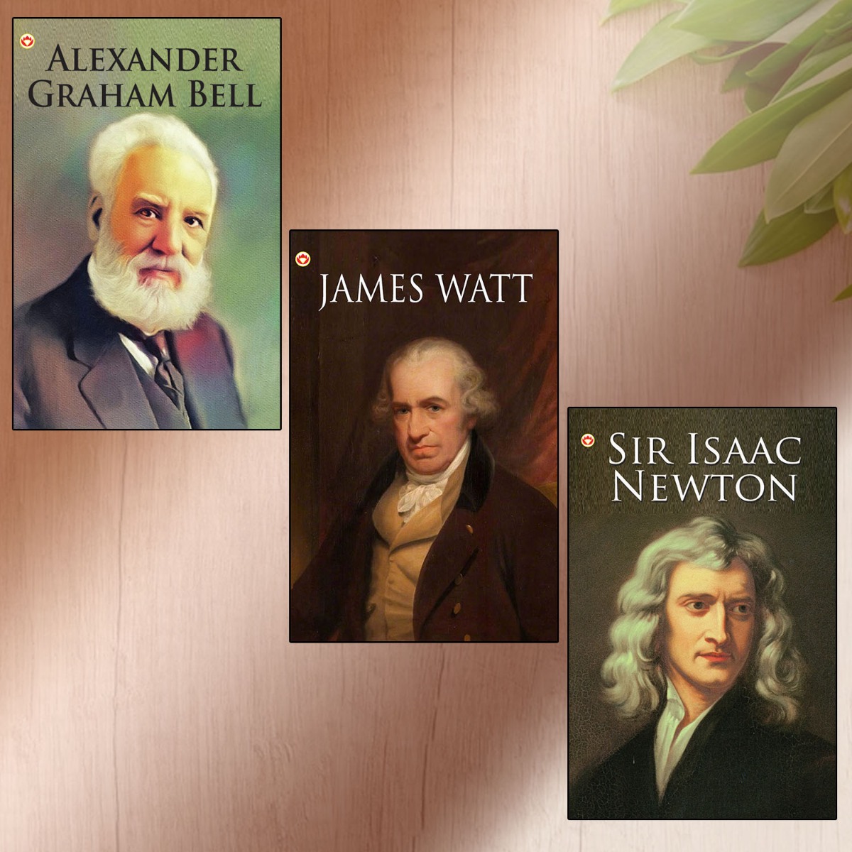 Great Scientists of the World : Alexander Graham Bell | James Watt | Sir Isaac Newton (Inspirational Biography Books)-0