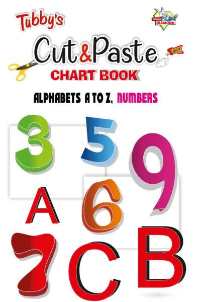 Simple Cut and Paste Activities for Young Artistis | Kids Activity Book | Picture Book for Kids | Alphabets A to Z, Numbers-0