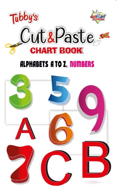 Simple Cut and Paste Activities for Young Artistis | Kids Activity Book | Picture Book for Kids | Alphabets A to Z, Numbers-0