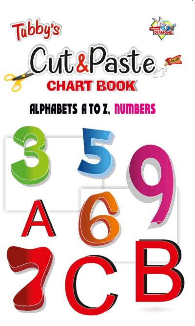 Simple Cut and Paste Activities for Young Artistis | Kids Activity Book | Picture Book for Kids | Alphabets A to Z, Numbers-0