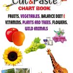 Cut and Paste Activity Book for Kids | Picture Book for Kids | Fruits, Vegetables, Balance Diet & Vitamins, Plants and Trees, Flowers, Wild Animals-0