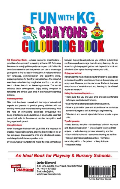 Fun with KG Crayons Colouring Book | Coloring Book for Kids Activity Book for Kids-10040