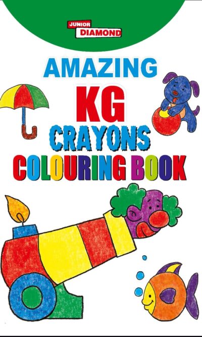 Amazing KG Crayons Colouring Book | Coloring Book for Kids | Activity Book for Kids-0