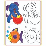 Amazing KG Crayons Colouring Book | Coloring Book for Kids | Activity Book for Kids-10038