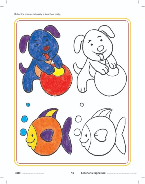 Amazing Kg Crayons Colouring Book | Coloring Book For Kids | Activity Book For Kids-10038