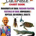 Easy Cut and Paste Activity Book for Kids | Picture Book for Kids | Monuments of India, Freedom Fighters, Festivals of India, Amphibians & Reptiles, Sea Animals, Insects-0