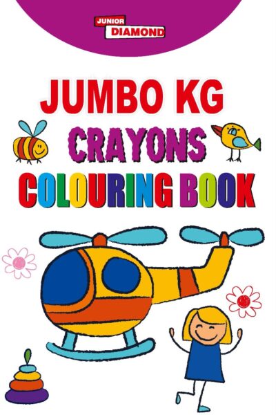 Jumbo KG Crayons Colouring Book | Coloring Book for Kids | Activity Book for Kids-0