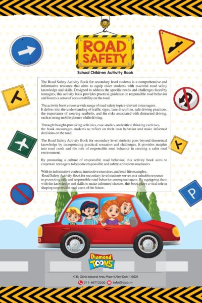 The Road Safety School Children Activity Book | A Fun and Educational Activity Book for Kids | Secondary Level-9916