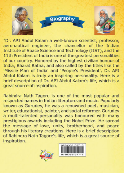 Biography of Indian Leaders for Kids : A.P.J. Abdul Kalam and Rabindranath Tagore-10158