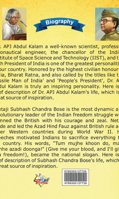 Biography of Indian Leaders for Kids : A.P.J. Abdul Kalam and Subhash Chandra Bose-10164