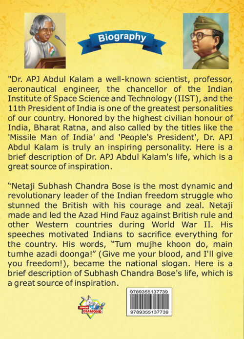 Biography Of Indian Leaders For Kids : A.p.j. Abdul Kalam And Subhash Chandra Bose-10164