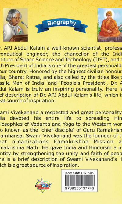 Biography of Indian Leaders for Kids : A.P.J. Abdul Kalam and Swami Vivekananda-10302