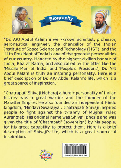 Biography of Indian Leaders for Kids : A.P.J. Abdul Kalam and Chhatrapati Shivaji-10168