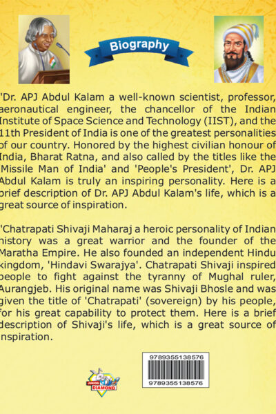 Biography of Indian Leaders for Kids : A.P.J. Abdul Kalam and Chhatrapati Shivaji-10168