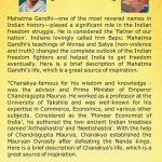 Biography of Indian Leaders for Kids : Mahatma Gandhi and Acharya Chanakya-10172