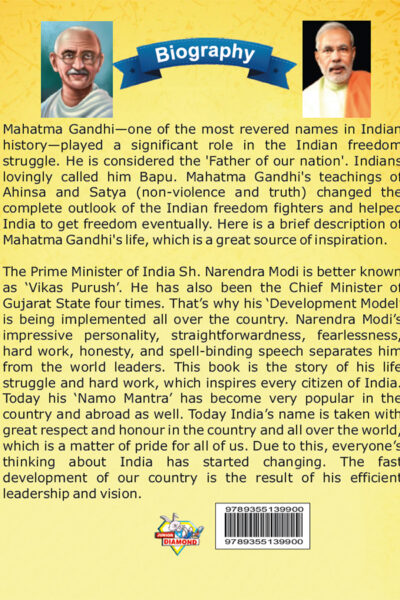 Biography of Indian Leaders for Kids : Mahatma Gandhi and Narendra Modi-10176